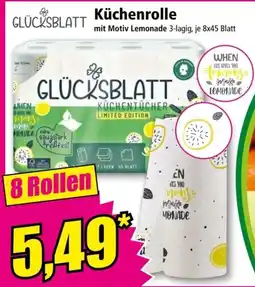 Norma Glücksbblatt Küchenrolle Angebot