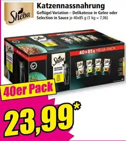 Norma Sheba Katzennassnahrung Angebot