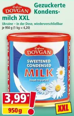 Norma Dovgan Gezuckerte Kondensmilch XXL Angebot