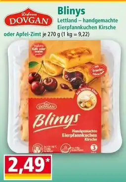 Norma Dovgan Blinys Angebot