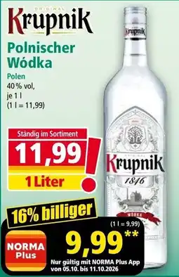 Norma Polnischer Wódka Krupnik Angebot