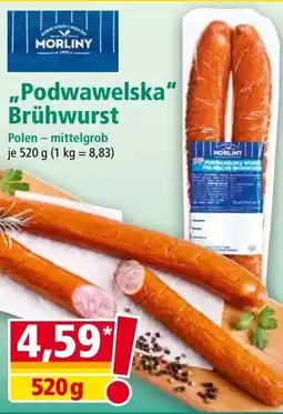 Norma Morliny "Podwawelska" Brühwurst Angebot