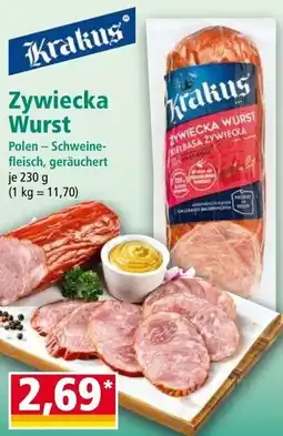 Norma Krakus Zywieceka Wurst Angebot