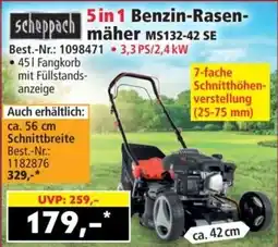 Norma Scheppach 5in1 Benzin-Rasenmäher MS132-42 SE Angebot