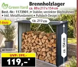 Norma Green Yard Brennholzlager Angebot