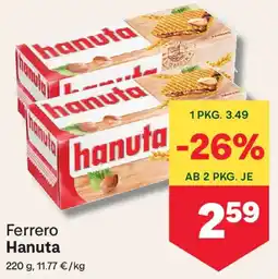 MPreis Ferrero Hanuta Angebot