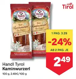 MPreis Handl Tyrol Kaminwurzerl Angebot