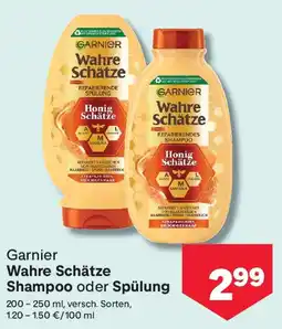 MPreis Garnier Wahre Schätze Shampoo oder Spülung Angebot
