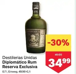 MPreis Destilerias Unidas Diplomático Rum Reserva Exclusiva Angebot