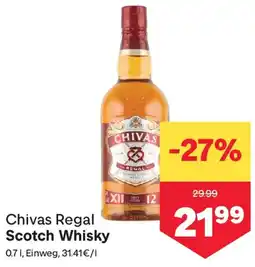 MPreis Chivas Regal Scotch Whisky Angebot
