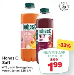 MPreis Hohes C Saft Angebot