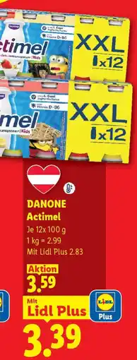 Lidl Danone Actimel Angebot