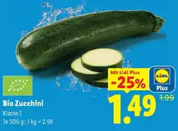 Lidl Bio Zucchini Angebot