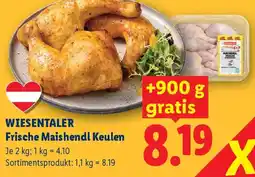 Lidl Wiesentaler Frische Maishendl Keulen Angebot