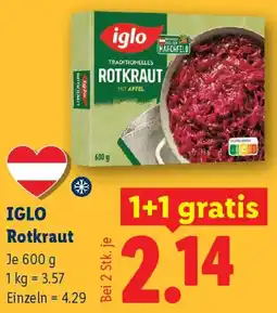 Lidl Iglo Rotkraut Angebot