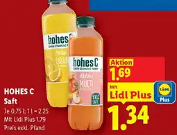 Lidl Hohes C Saft Angebot