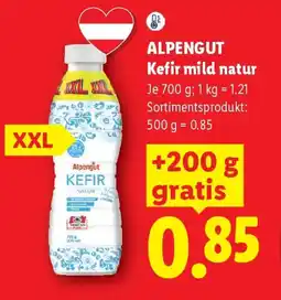 Lidl Alpengut Kefir mild natur Angebot