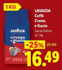 Lidl Lavazza Caffè Crema e Gusto Angebot