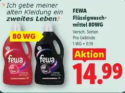 Lidl FEWA Flüssigwaschmittel Angebot
