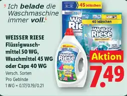 Lidl Weisser Riese Flüssigwaschmittel Angebot