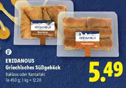 Lidl ERIDANOUS Griechisches Süßẞgebäck Angebot