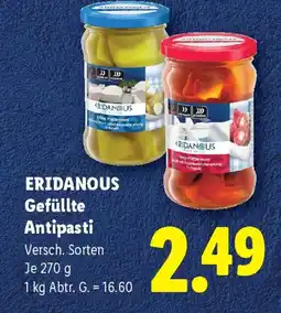 Lidl Eridanous Gefüllte Antipasti Angebot