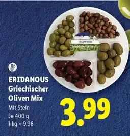 Lidl Eridanous Griechischer Oliven Mix Angebot