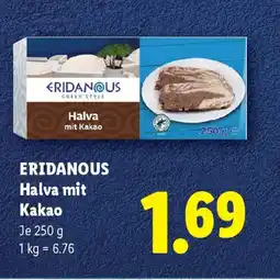 Lidl Eridanous Halva mit Kakao Angebot