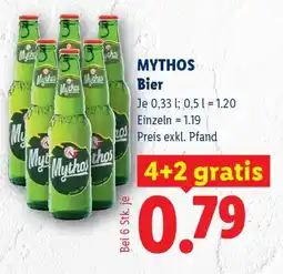 Lidl Mythos Bier Angebot