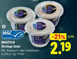 Lidl Nautica Shrimps Salat Angebot