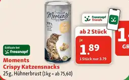 Fressnapf Moments Crispy Katzensnacks Angebot