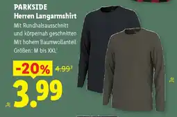 Lidl Parkside Herren Langarmshirt Angebot