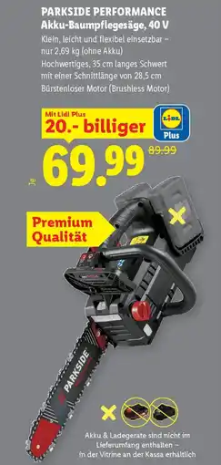 Lidl Parkside Akku-Baumpflegesäge Angebot