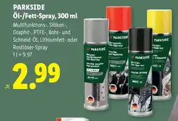 Lidl Parkside Öl-/Fett-Spray Angebot