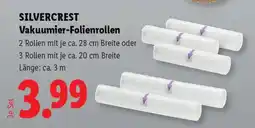 Lidl Silvercrest Vakuumier-Folienrollen Angebot