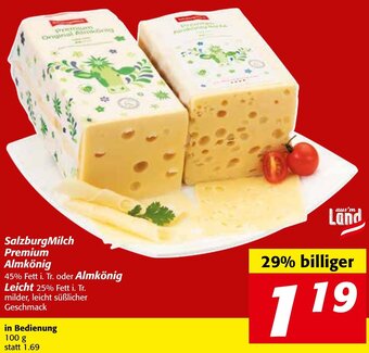 Strasser Markt SalzburgMilch Premium Almkönig 100 g Angebot