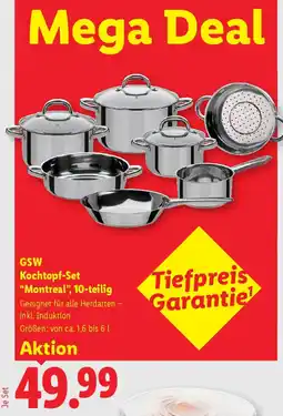 Lidl GSW Kochtopf-Set "Montreal" Angebot