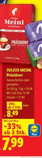 Lidl Julius Meinl Präsident Angebot