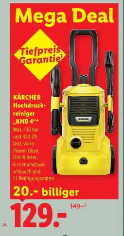 Lidl Kärcher Hochdruckreiniger "KHD 4" Angebot