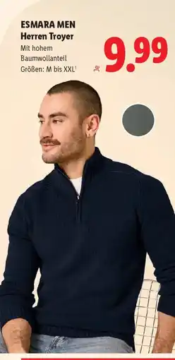 Lidl ESMARA MEN Herren Troyer Angebot