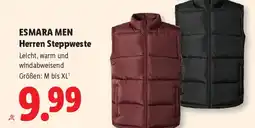 Lidl Esmara Men Herren Steppweste Angebot