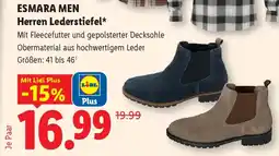 Lidl ESMARA MEN Herren Lederstiefel* Angebot