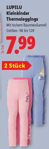 Lidl Lupilu Kleinkinder Thermoleggings Angebot
