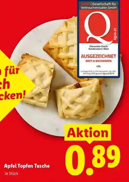 Lidl Apfel Topfen Tasche Angebot