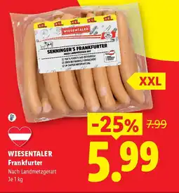 Lidl Wiesentaler Frankfurter Angebot