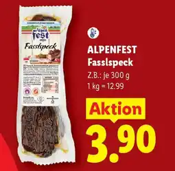 Lidl Alpenfest Fasslspeck Angebot