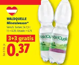 Lidl Waldquelle Mineralwasser Angebot