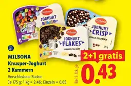 Lidl Milbona Knusper-Joghurt Angebot