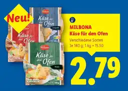 Lidl Milbona Käse für den Ofen Angebot