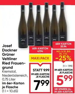 Maximarkt Josef Dockner Grüner Veltliner Ried Frauengrund Angebot